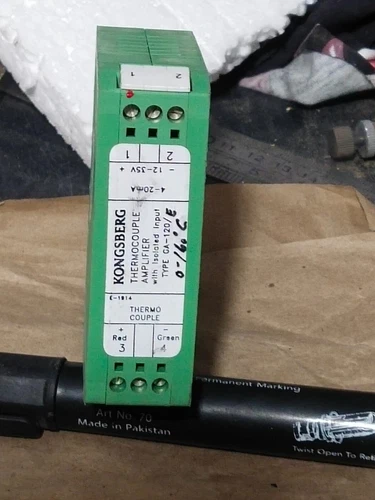 Kongsberg GA-120 E Thermocouple Amplifier 0-60' C 4-20mA Transmitter Control - Image 2