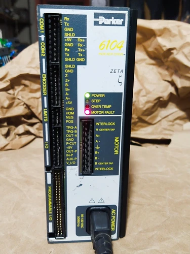 Parker ZETA6104 Indexer Microstepper Drive Controller 4A 110VAC Transducer