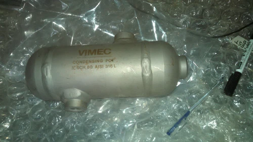 Vimec Valves Condensate Pot 3 In SCH80 SS 316 Instruments Transmitter Transducer - Image 2