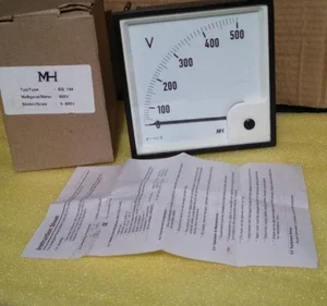 MH EQ144 Analog Volt Meter 0-500V 144x144 mm Transducer Transmitter Controller