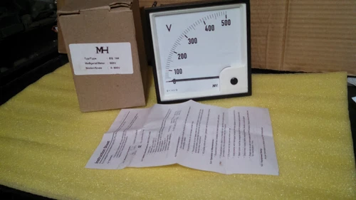 MH EQ144 Analog Volt Meter 0-500V 144x144 mm Transducer Transmitter Controller
