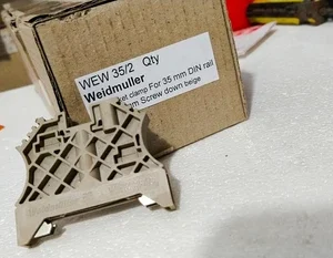 Weidmuller 10Pcs 281-329 End Intermediate Plate 2.5 mm Thick Beige Terminal