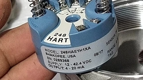 Rosemount 248HAE Hart 4-20 mA Steel Housing Temperature Transmitter Transducer - Image 11