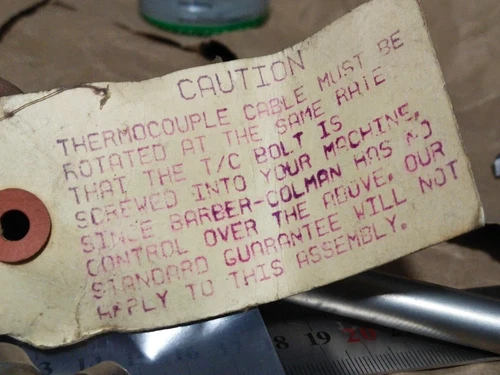 Barber Colman P024-51306 Thermocouple J Transducer Transmitter PLC Meter - Image 12