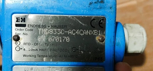 Eedress+Hauser TMD833C Hart 4-20mA Temperature Transmitter Transducer Controller - Image 13