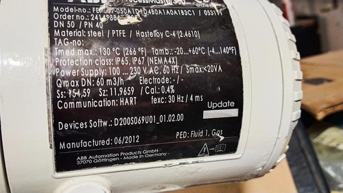 ABB FEP311 DN50 Hart Process Master Magnetic Flow Meter Controller Transmitter - Image 13
