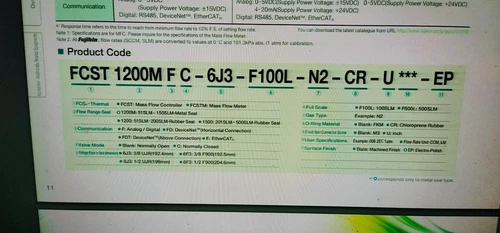 Fujikin FCST1200FC Gas Thermal Mass Flow Syst Controller Transmitter Transducer - Image 16