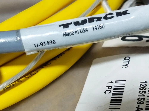 Turck U-91496 1265159-A RA SP Motor Connect Cable Transducer Controller - Image 18