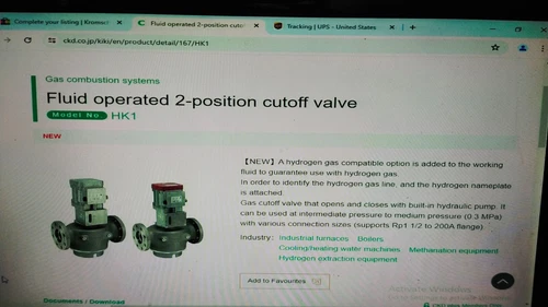 CKD HK1E-80J Kromschroder AVK P9F/B Gas Shut Off 100VAC 3Inch Valve Controller - Image 20