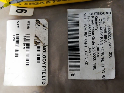 Turck U-91496 1265159-A RA SP Motor Connect Cable Transducer Controller - Image 3