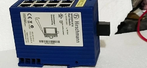 Hirschmann Spider 8TX Network Switch 8Port PLC Controller Transducer Transmitter - Image 3