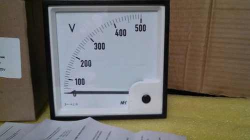 MH EQ144 Analog Volt Meter 0-500V 144x144 mm Transducer Transmitter Controller - Image 2