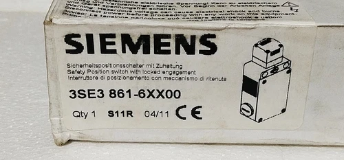 Siemens 3SE3 861 Safety Position Switch 230V Lock Actuator Matel Body Transducer - Image 4