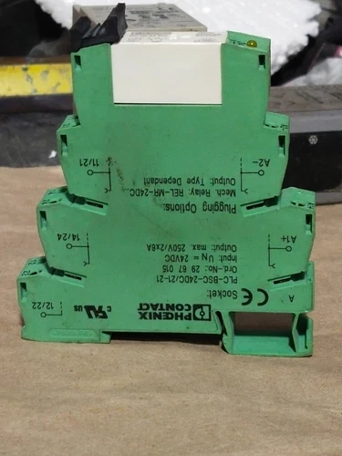 Phoenix Contact PLC-BSC-24VDC/21-21 Basic Terminal Block Relay Module Controller - Image 3