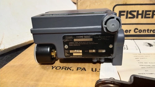 Fisher 3660 Pneumatic Valve Positioner 3-15PSI Controller Transmitter Transducer - Image 4