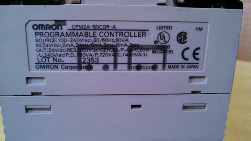 Omron CPM2A-60 Power On PLC DCS Module Transmitter Transducer Controller Meter - Image 4