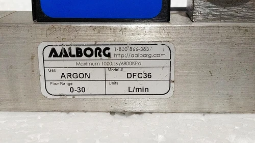 Aalborg DFCS-010076 DFC36 Mass Flow Controller 30L/Min RS485 0-5VDC 1/4 Inch - Image 4