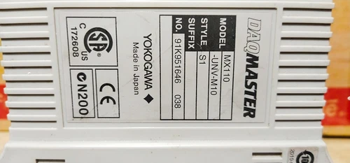 Yokogawa DAQMASTER MX110 Analog Input Module 10Ch Controller PLC DCS Transducer - Image 6