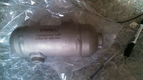 Vimec Valves Condensate Pot 3 In SCH80 SS 316 Instruments Transmitter Transducer - Image 6