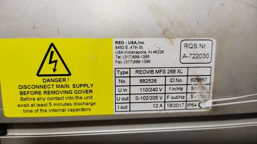 Reo Reovib MFS 268 Frequency Converter Vibratory Feeder Controller Transducer - Image 7
