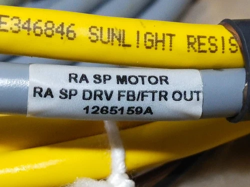 Turck U-91496 1265159-A RA SP Motor Connect Cable Transducer Controller - Image 8