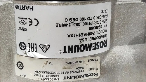 Rosemount 248HAE Hart 4-20 mA Steel Housing Temperature Transmitter Transducer - Image 9