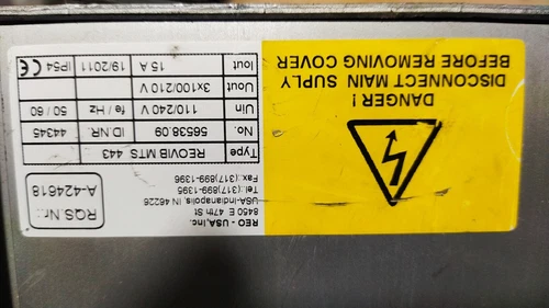 Reo Reovib MTS 433 Vibratory Feeder 3 Channel Thyristor Controller SL Transducer - Image 9