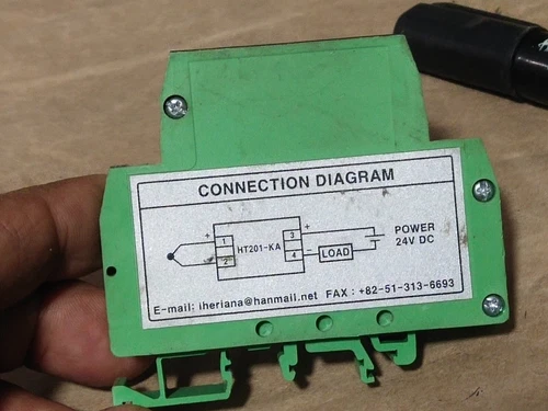 Heriana HT201-KA1 K Thermocouple Amplifier 0-600' C 4-20mA Transmitter Control - Image 9
