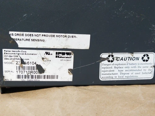 Parker ZETA6104 Indexer Microstepper Drive Controller 4A 110VAC Transducer - Image 9