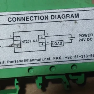 Heriana HT201-KA1 K Thermocouple Amplifier 0-600' C 4-20mA Transmitter Control
