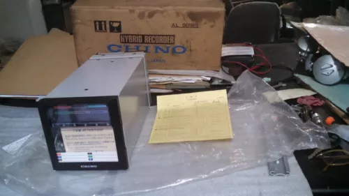 Chino AL660 EL100 6 Point Chart Hybrid Recorder transmitter transducer