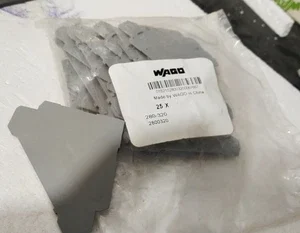 Wago 280-320 End Intermediate plate 1mm Quadruple Deck Terminal Blocks Rail Gray