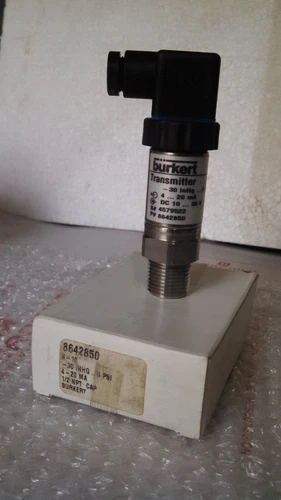Burkert S-10 Vacuum 4-20 mA Pressure Transducer Transmitter Sensor Controller