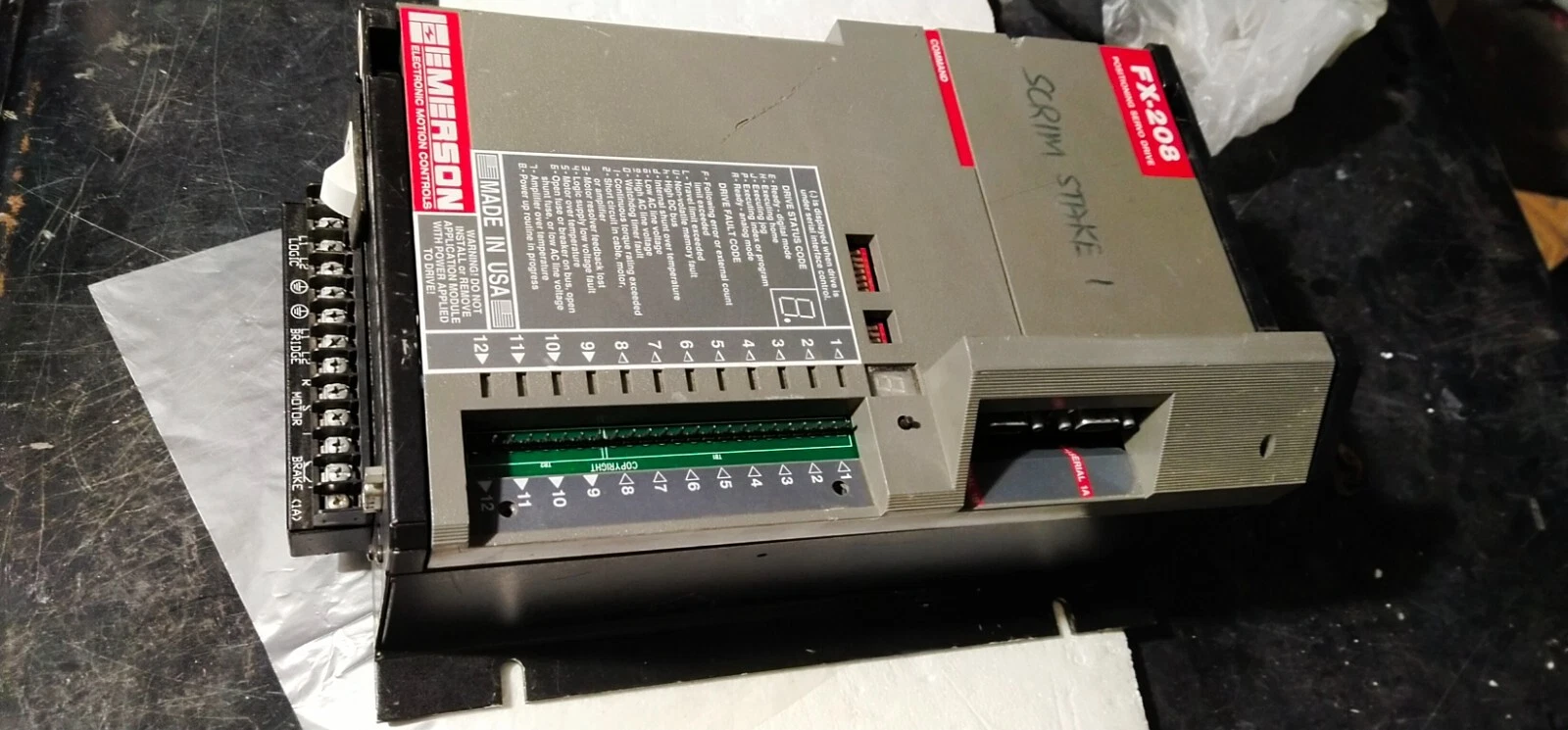 Emerson FX-208 Positioning Servo Drive Controller 240V 3Phase 3A Transmitter