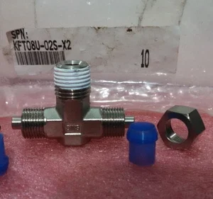 SMC SS Fitting KFT08U KFT12U Tee 8mm 12mm 1/4 Inch NPT Transmitter Controller