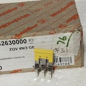 Weidmüller 1762630000 ZQV 4N/3 GE Jumper Flat 3Position Pins Terminal Transduce