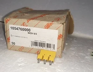 Weidmüller 1054760000 WQV 6/3 Jumper Terminal Block 3Position Screw In Transduce