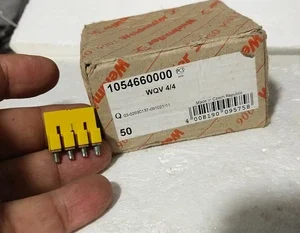 Weidmüller 1054660000 WQV 4/4 Jumper Terminal Block 4Position Screw In Transduce