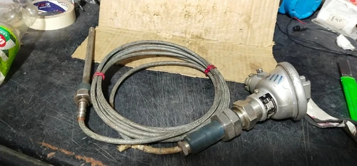 Terasaki Meiyo PTR-M RTD Pt100 Temperature Sensor 220MM Transducer Transmitter - Image 2