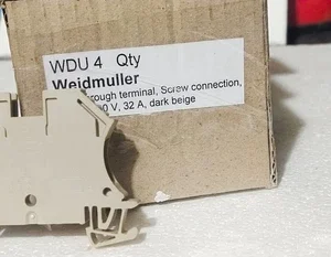 Weidmuller WDU4 Feed through terminal Screw connection 4 mm² 800V 32A Beige