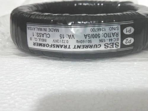 SES Current Transformer 600/5A 400/5A Insulation B Transmitter Transducer