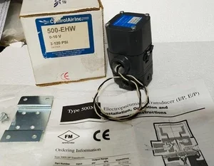 Control Air 500X I/P E/P Converter 0-10V 3-120PSI Transducer Controller Transmit