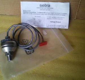 Setra 209 50Psi 5VDC 10VDC Pressure Transducer Transmitter Sensor