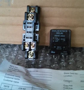 DEC Solid State Relay RBHB-0502 With Base SH1B-05A Transducer Transmitter