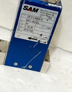 Hitachi SAM SFC1480FA Mass Flow Controller Meter PLC Transmitter Transducer