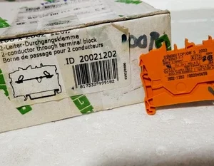 Wago 2002-1202 2Position Feed Through Terminal Block 20A 800V 2.5mm² Transducer
