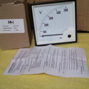MH Analog 0-500 Volt EQ144 Meter 144x144 mm Transducer Transmitter