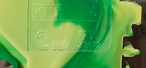 Wago 281-907 Ground Terminal Block 4 mm² 2 Conductor Din rail Cage Clamp Green - Image 11
