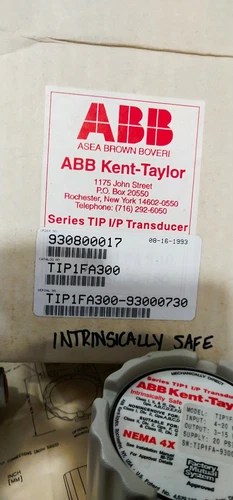 ABB TIP1FA300 I/P Converter Transducer 4-20 3-15 Intrinsically Safe Controller - Image 10