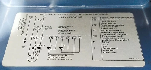 Burkert 3003 Electric Rotary Actuator 100Nm ON-OFF 230VAC Transducer Controller - Image 11